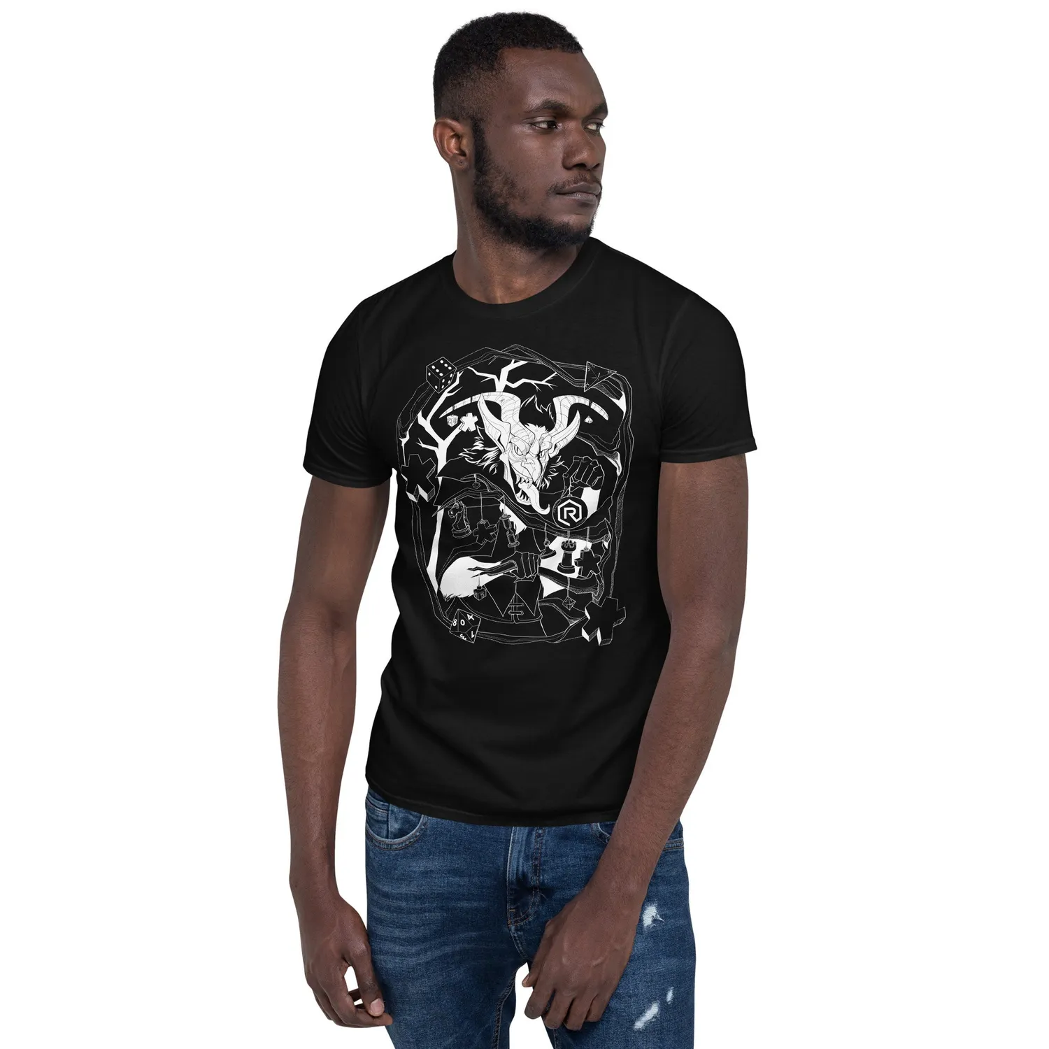 Roll A Crit Decorating Krampus T-shirt katoen unisex
