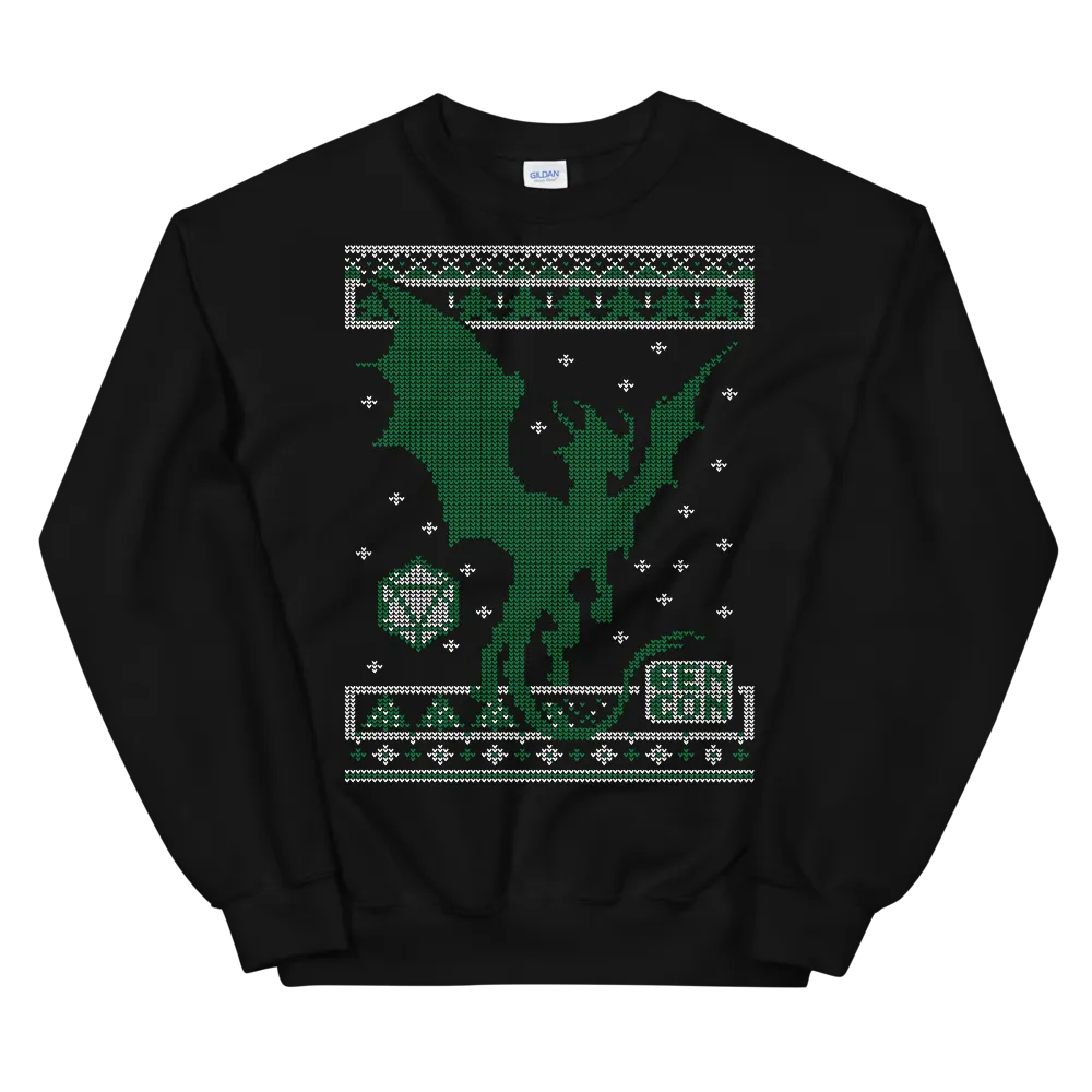 Gen Con Holiday sweater zwart katoenmix