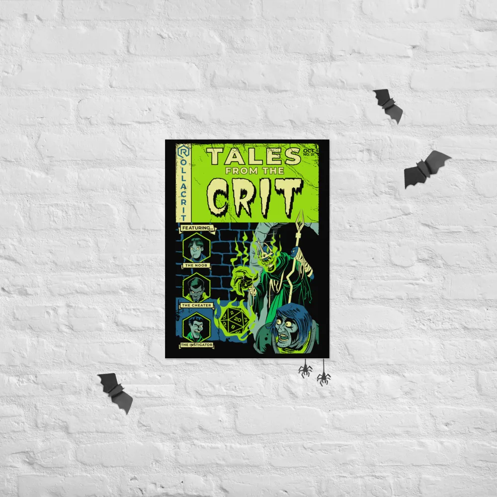 Roll A Crit Tales From the Crit poster 45x60cm Halloween