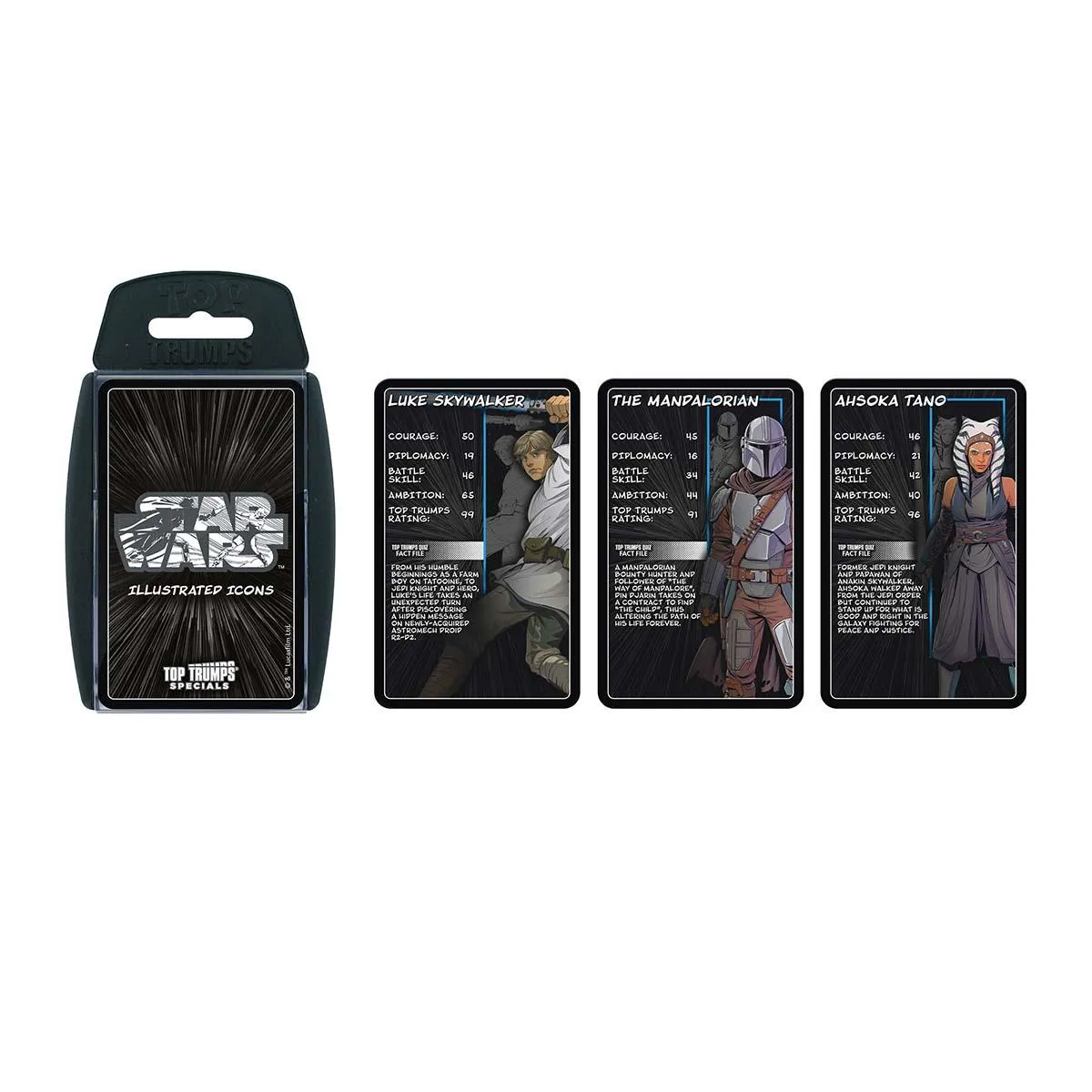 Top Trumps Star Wars Illustrated Icons kaartspel