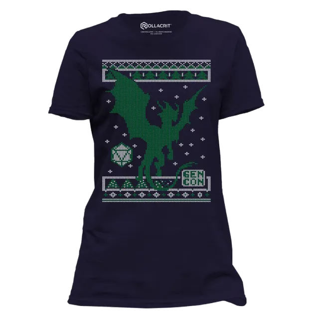 Roll A Crit Gen Con Holiday T-shirt relaxed zwart M