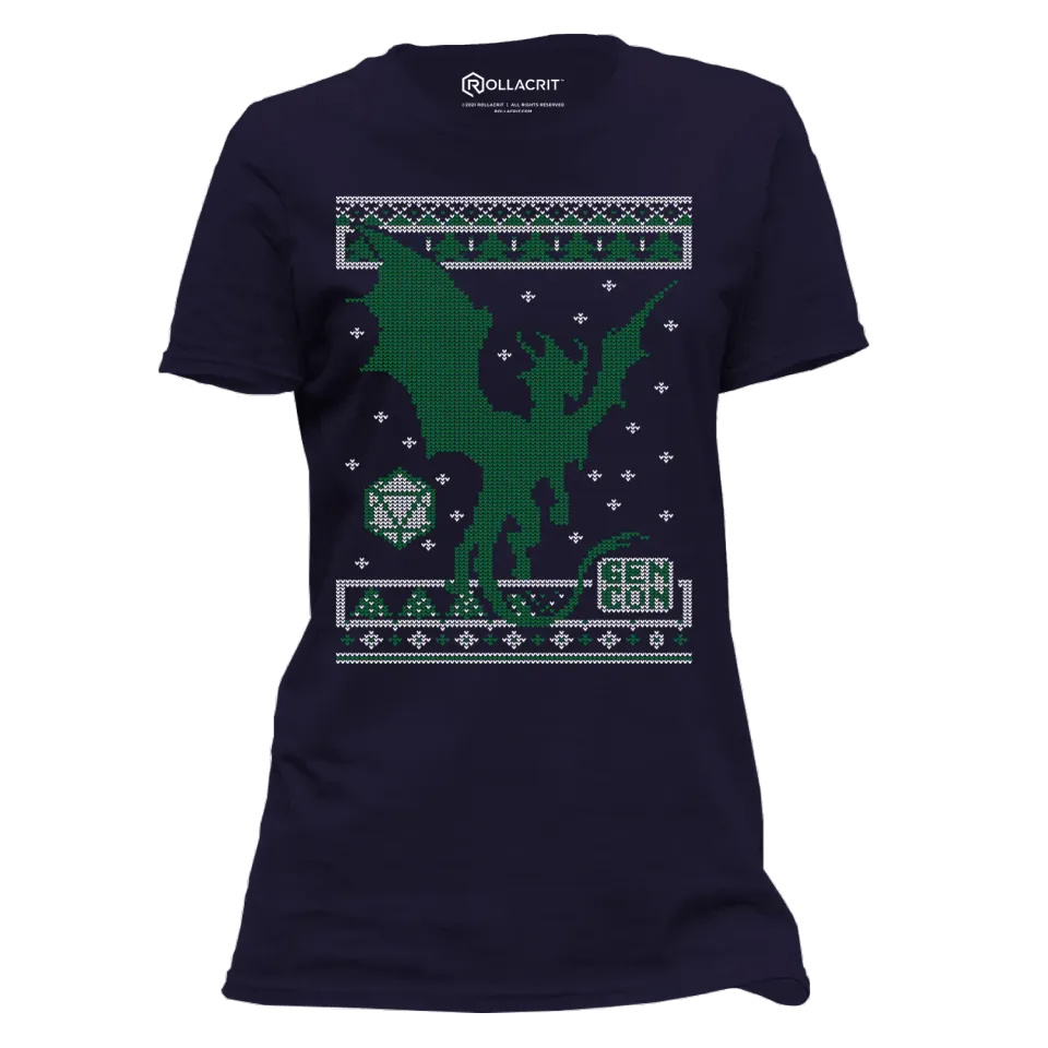 Roll A Crit Gen Con Holiday T-shirt relaxed zwart M