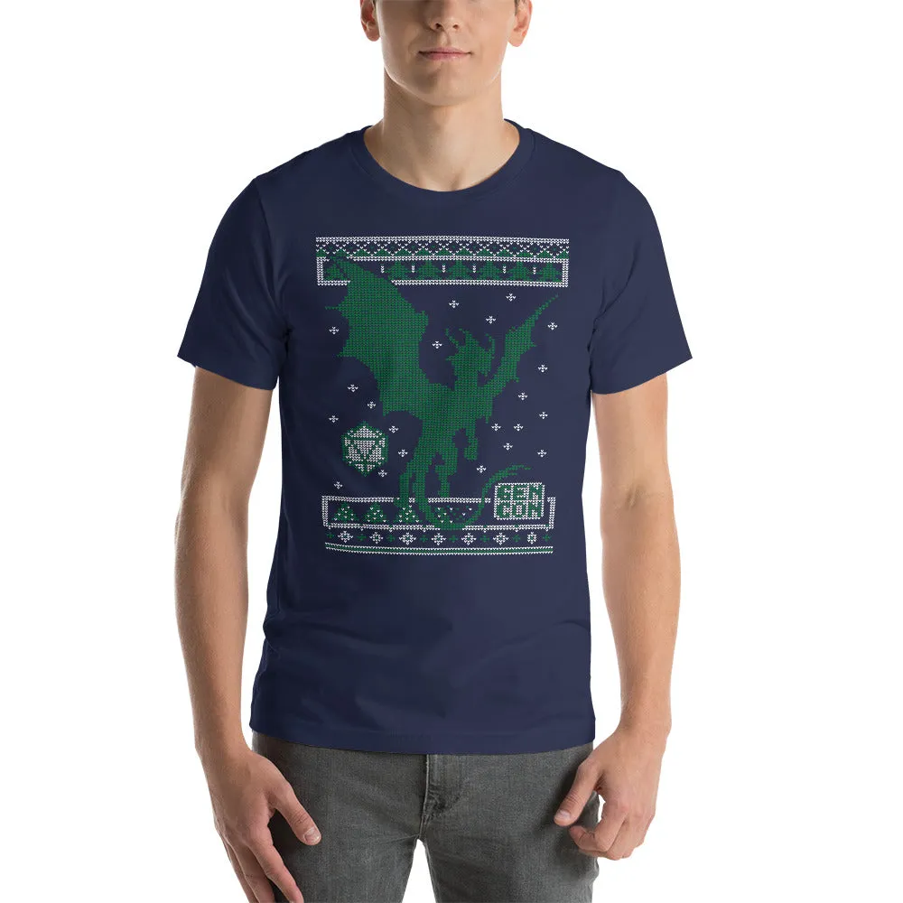 Roll A Crit Gen Con Holiday Slim Fit T-shirt Genevieve katoen