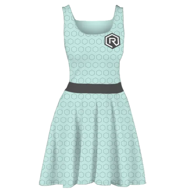 Roll A Crit Logo Hex Skater Jurk Dames