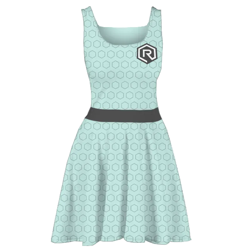 Roll A Crit Logo Hex Skater Jurk Dames