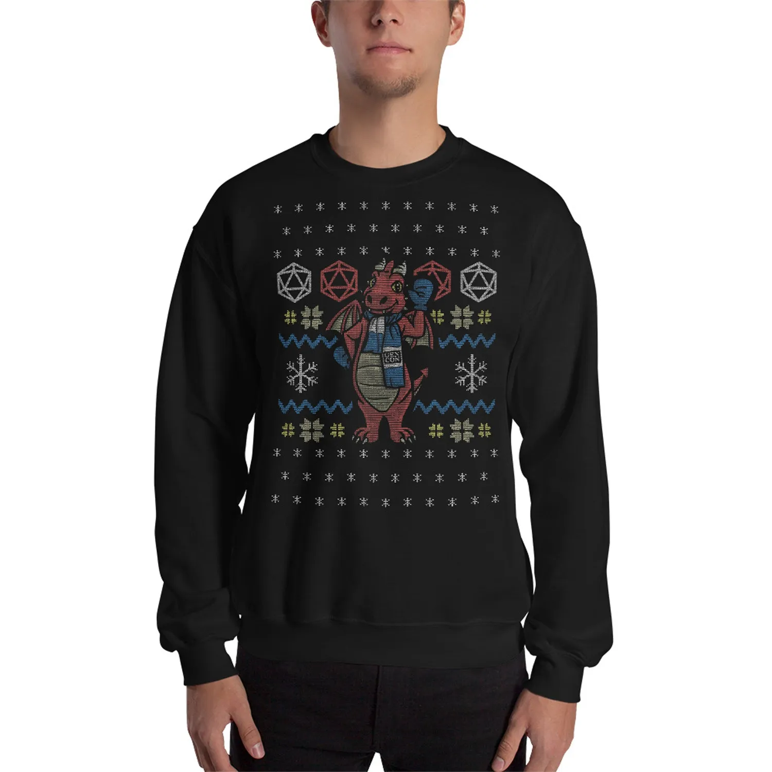 Roll A Crit Gen Con Genevieve sweatshirt unisex katoen