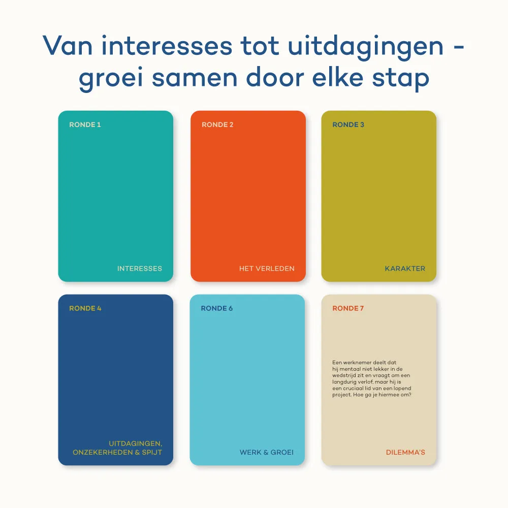 Vertellis TOP Teamwork Deck kaartspel 101 vragen