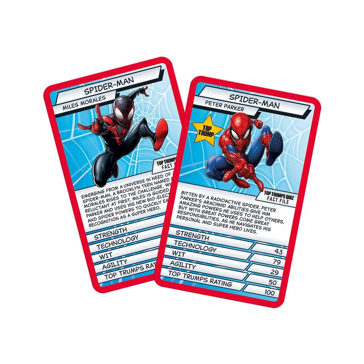 Top Trumps Spider-Man Marvel Heroes kaartspel schurken