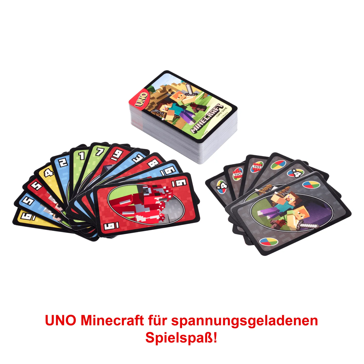 UNO Minecraft kaartspel 112 kaarten 2-10 spelers