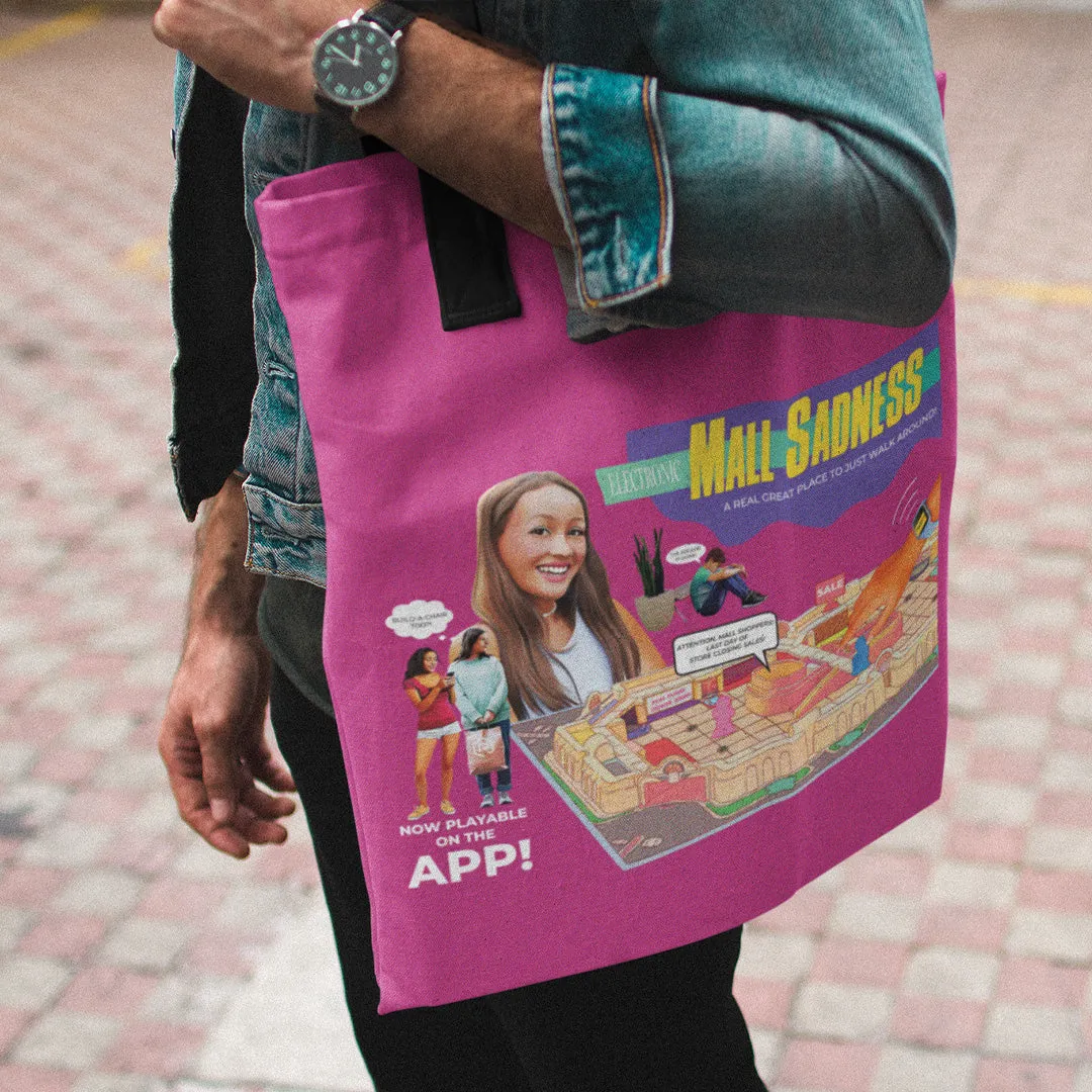 Roll A Crit Mall Sadness tote bag 38 cm polyester