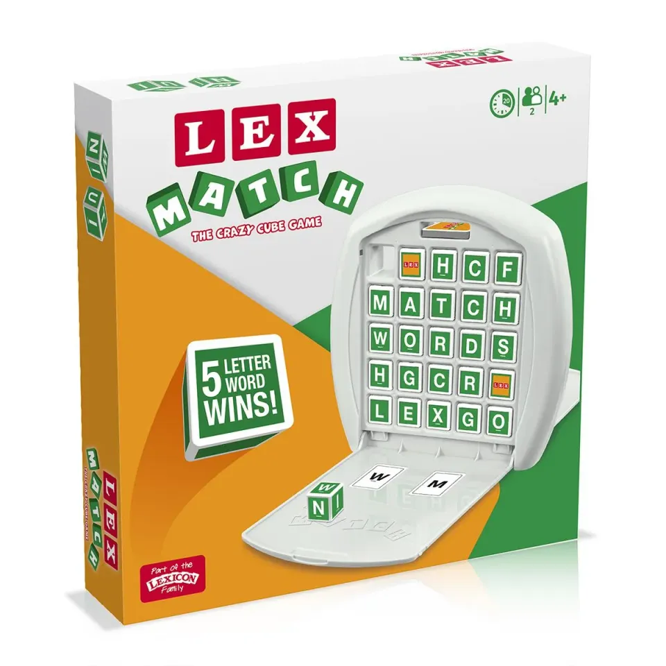 Top Trumps Match Lex woordspel kubusspel 5 op rij