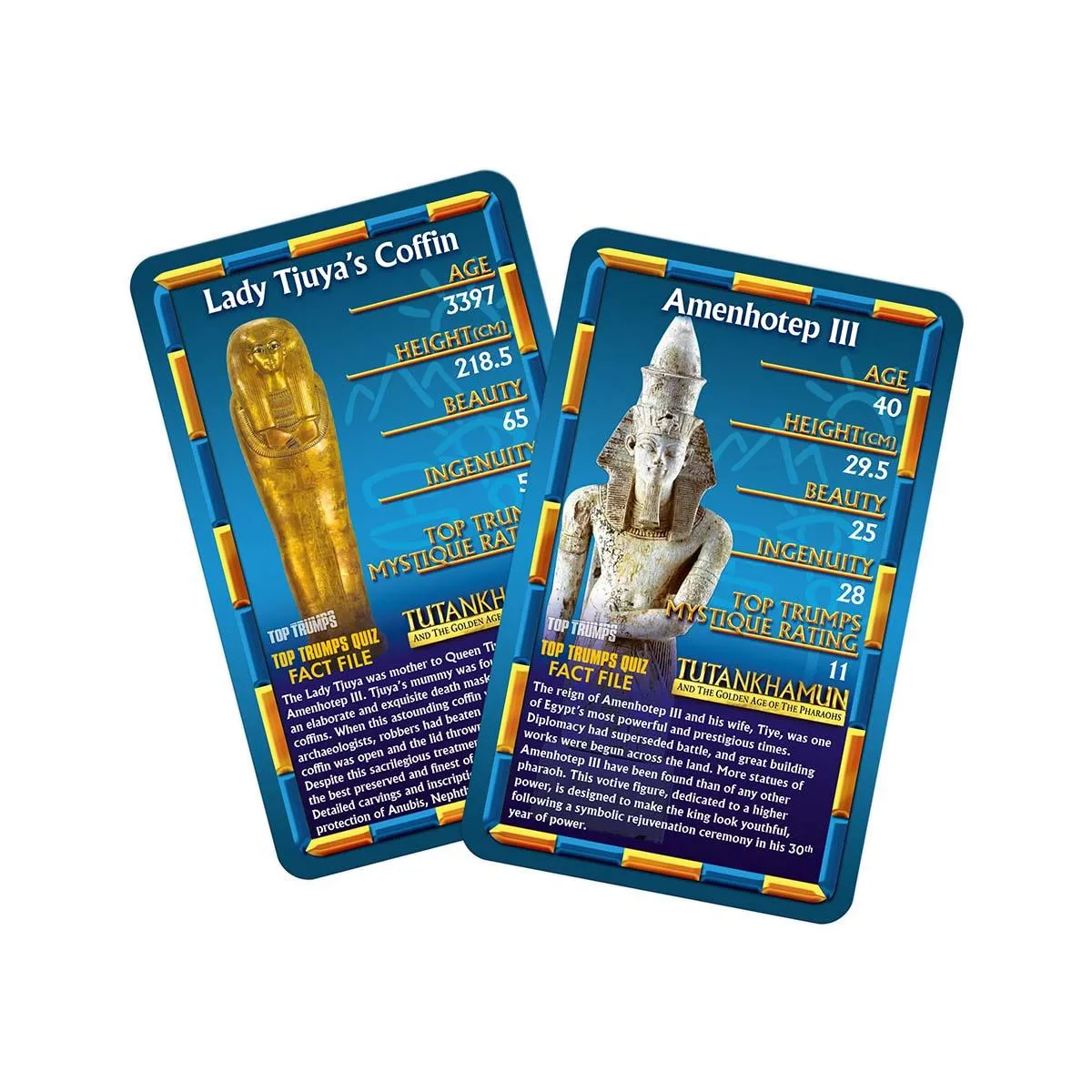 Top Trumps Toetanchamon Egypte kaartspel limited edition