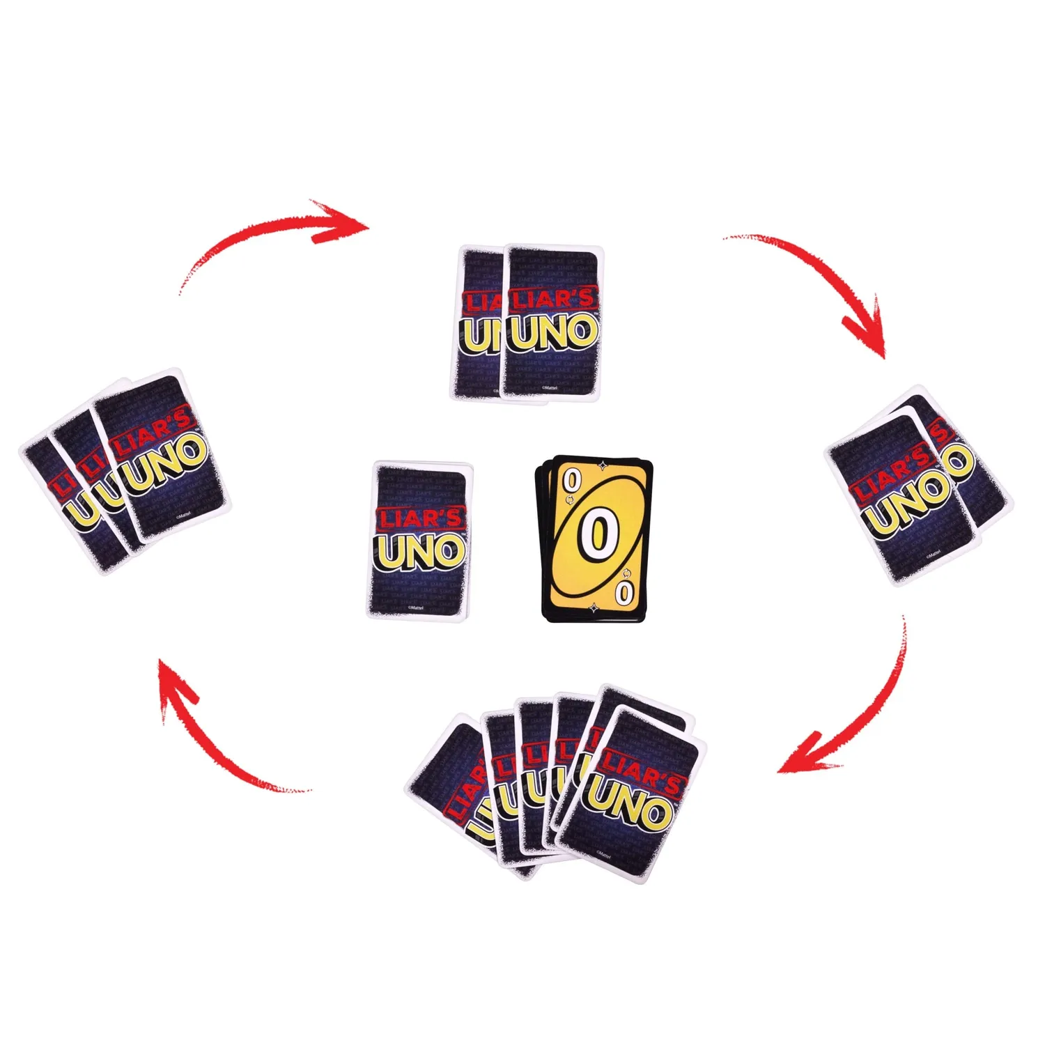 UNO Liars kaartspel bluf editie