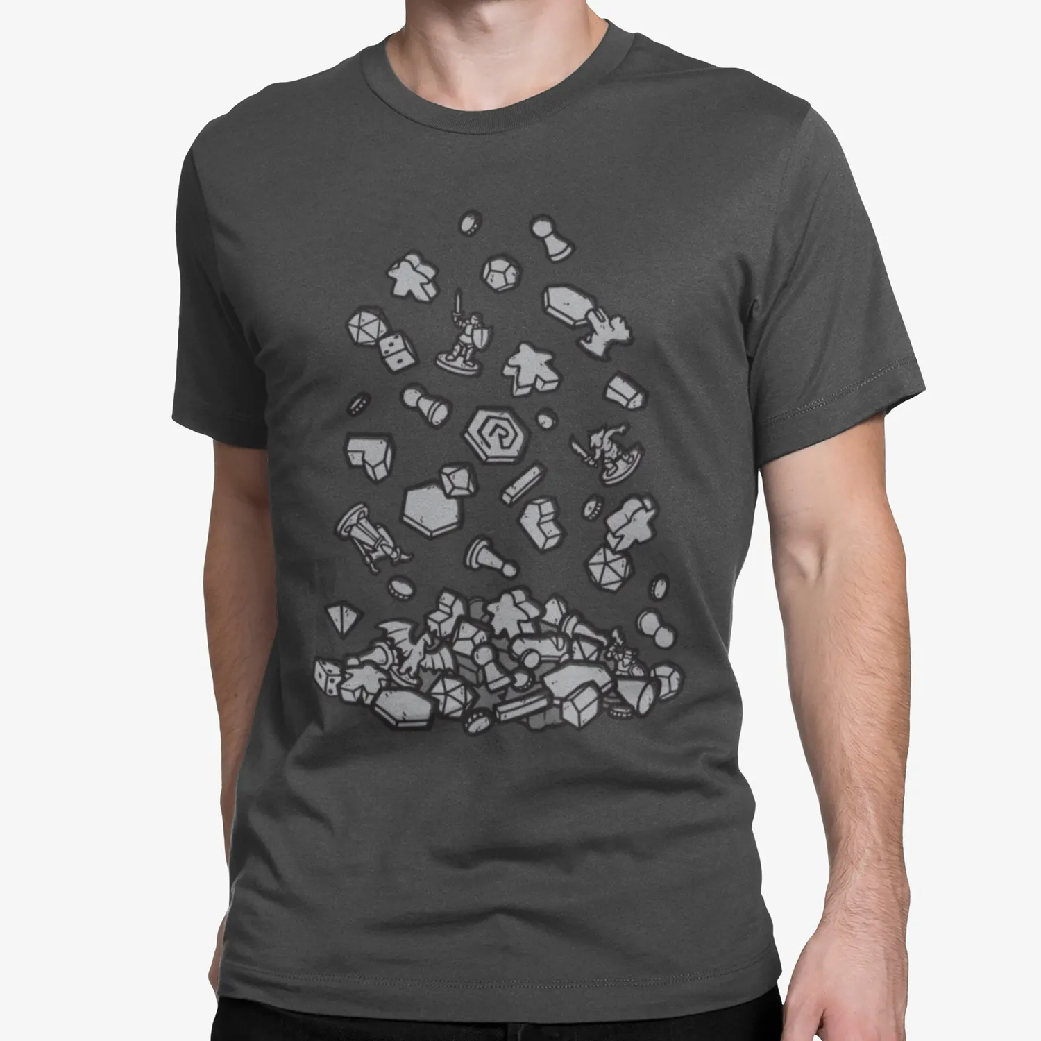 Roll A Crit Crit Falls Apart slim fit T-shirt rood