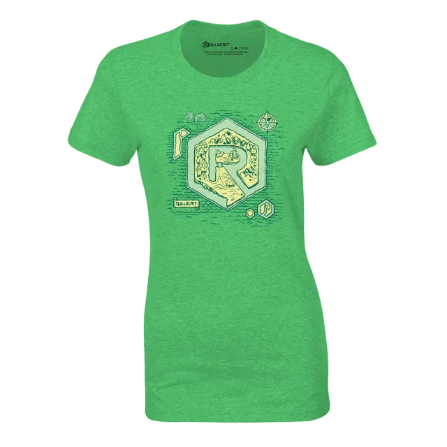 Roll A Crit Rollacrit Island fitted t-shirt triblend