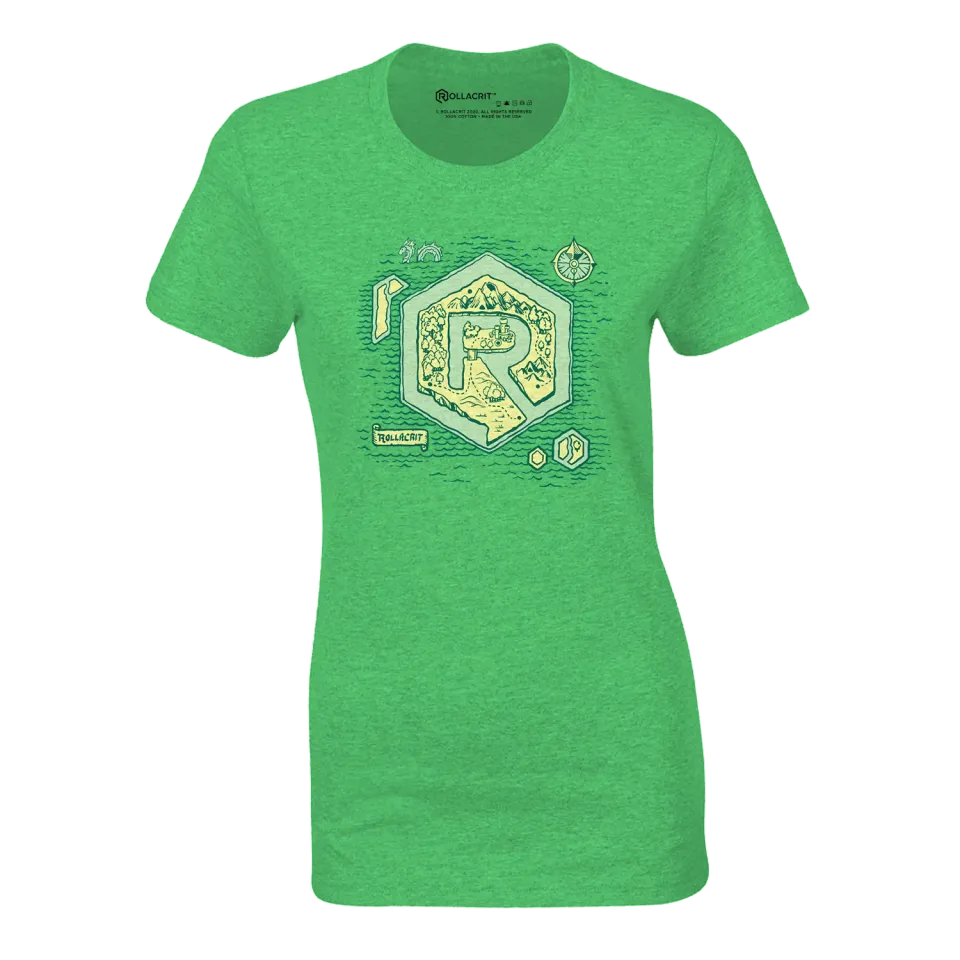 Roll A Crit Rollacrit Island fitted t-shirt triblend