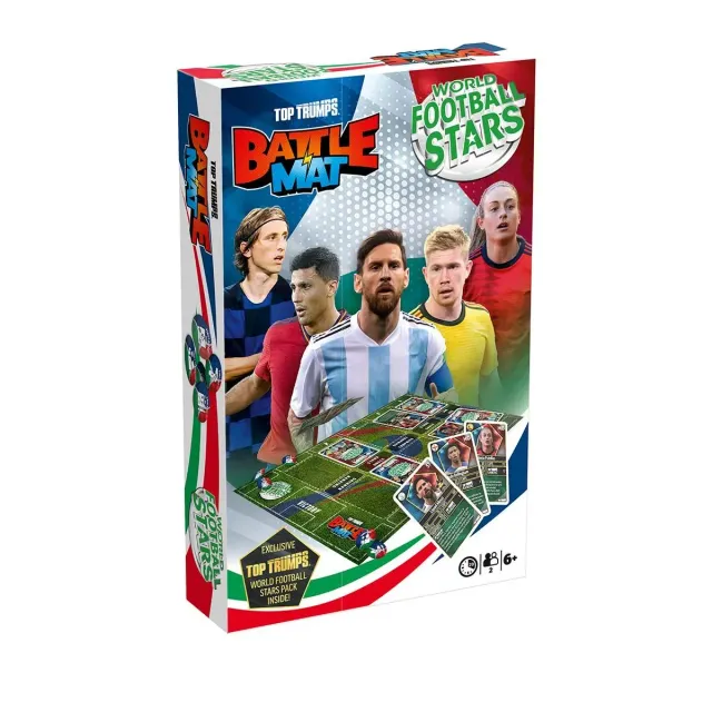 Top Trumps World Football Stars Battle Mat kaartspel