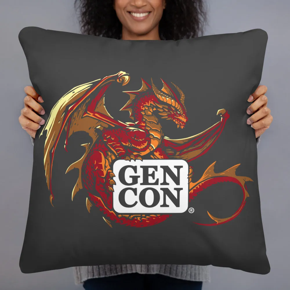 Roll A Crit Gen Con Genevieve sierkussen 45x45 groen