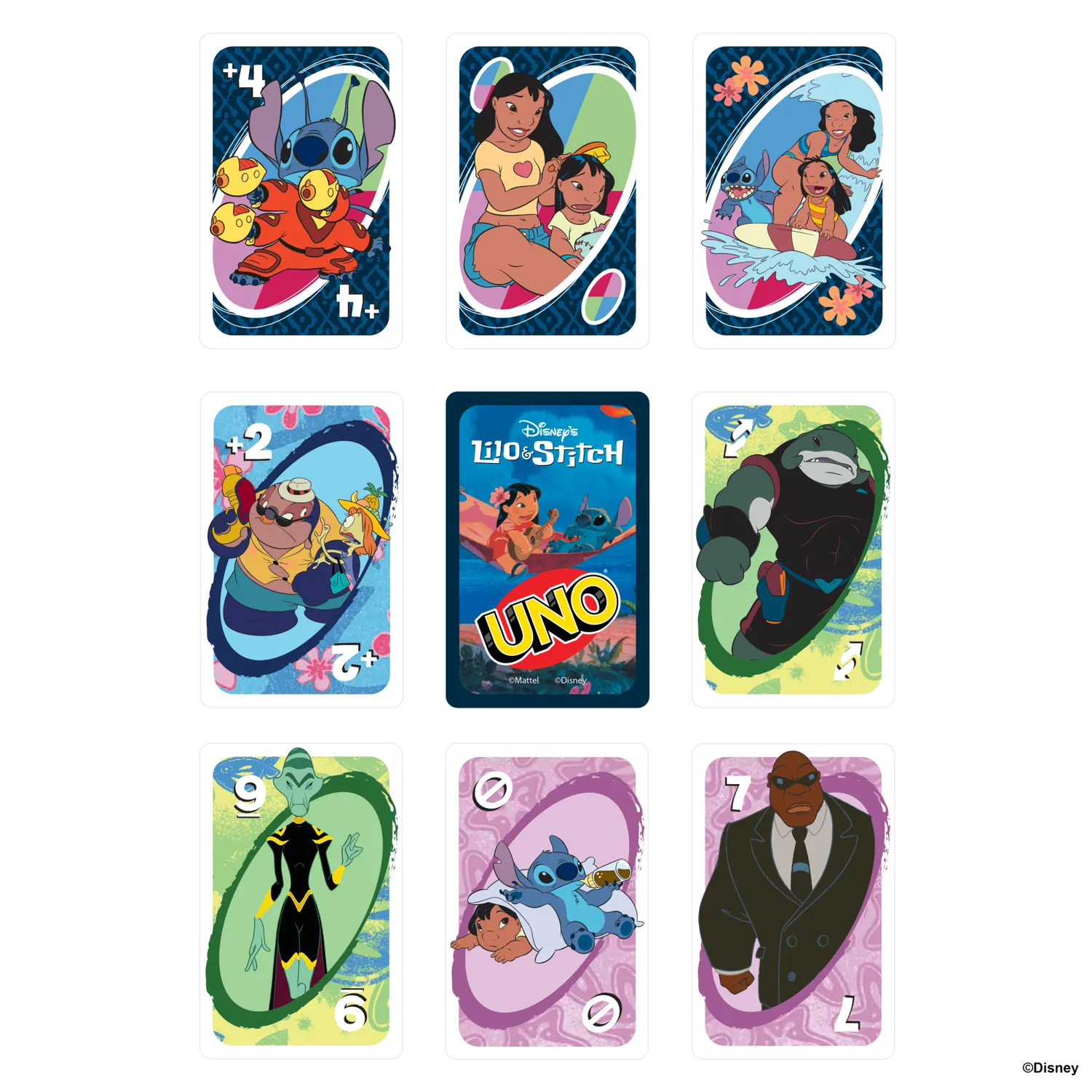 UNO Lilo & Stitch Kaartspel Duitse Editie Ohana
