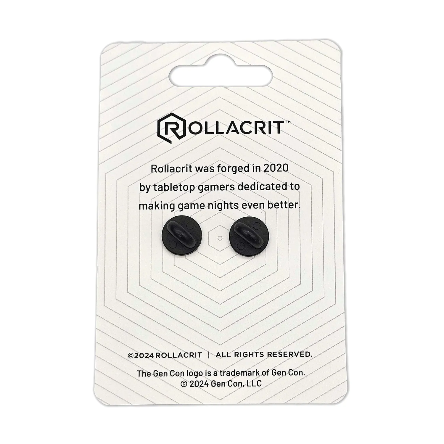 Gen Con Roll With Pride Pin emaille 1,5 inch