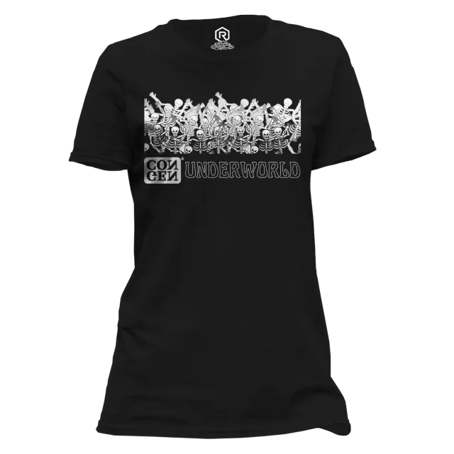 Roll A Crit Gen Con Underworld dames T-shirt katoen