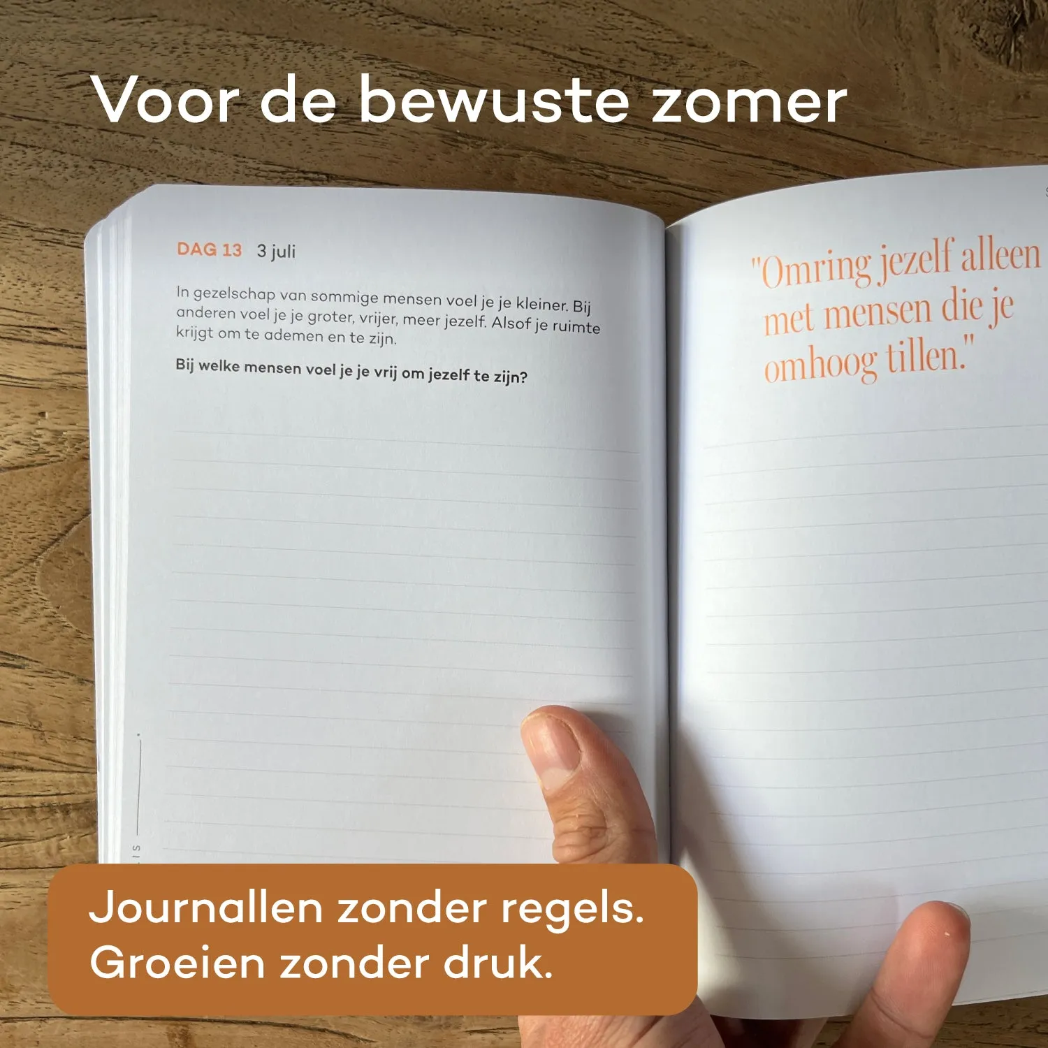 Vertellis Seizoensjournal Zomer journal 94 dagen