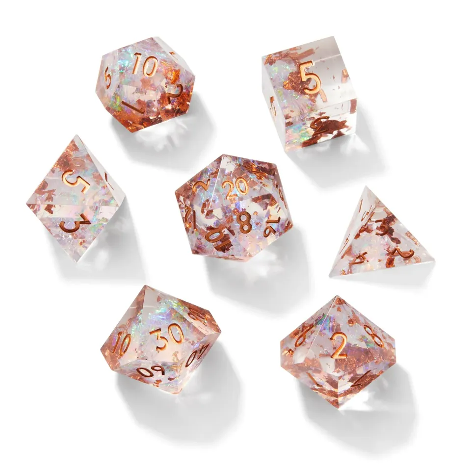 Roll A Crit Mystic Energy Crackle dobbelstenenset 7-delig