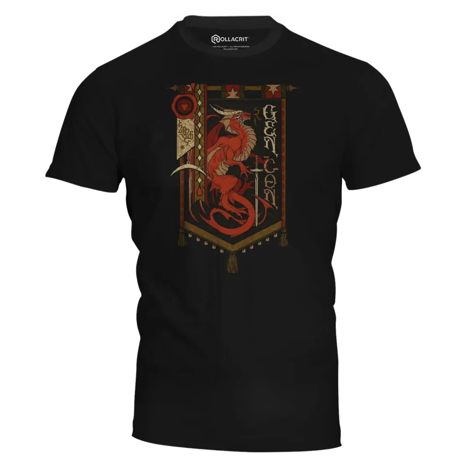 Roll A Crit House of Genevieve T-shirt Gen Con 2026 katoen