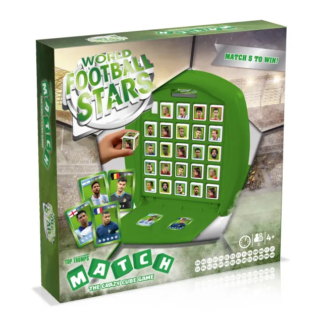 Top Trumps Match World Football Stars bordspel groen 2 spelers