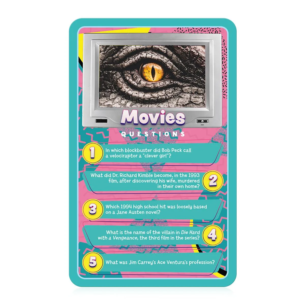 Top Trumps Quiz 1990's quizspel 100 kaarten jaren 90