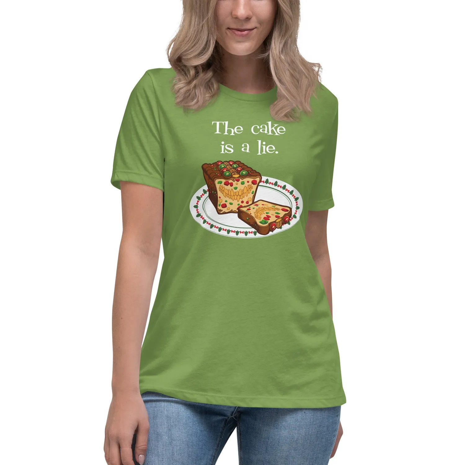 Rollacrit Mimic Fruitcake Dames T-Shirt blauw feestdagen