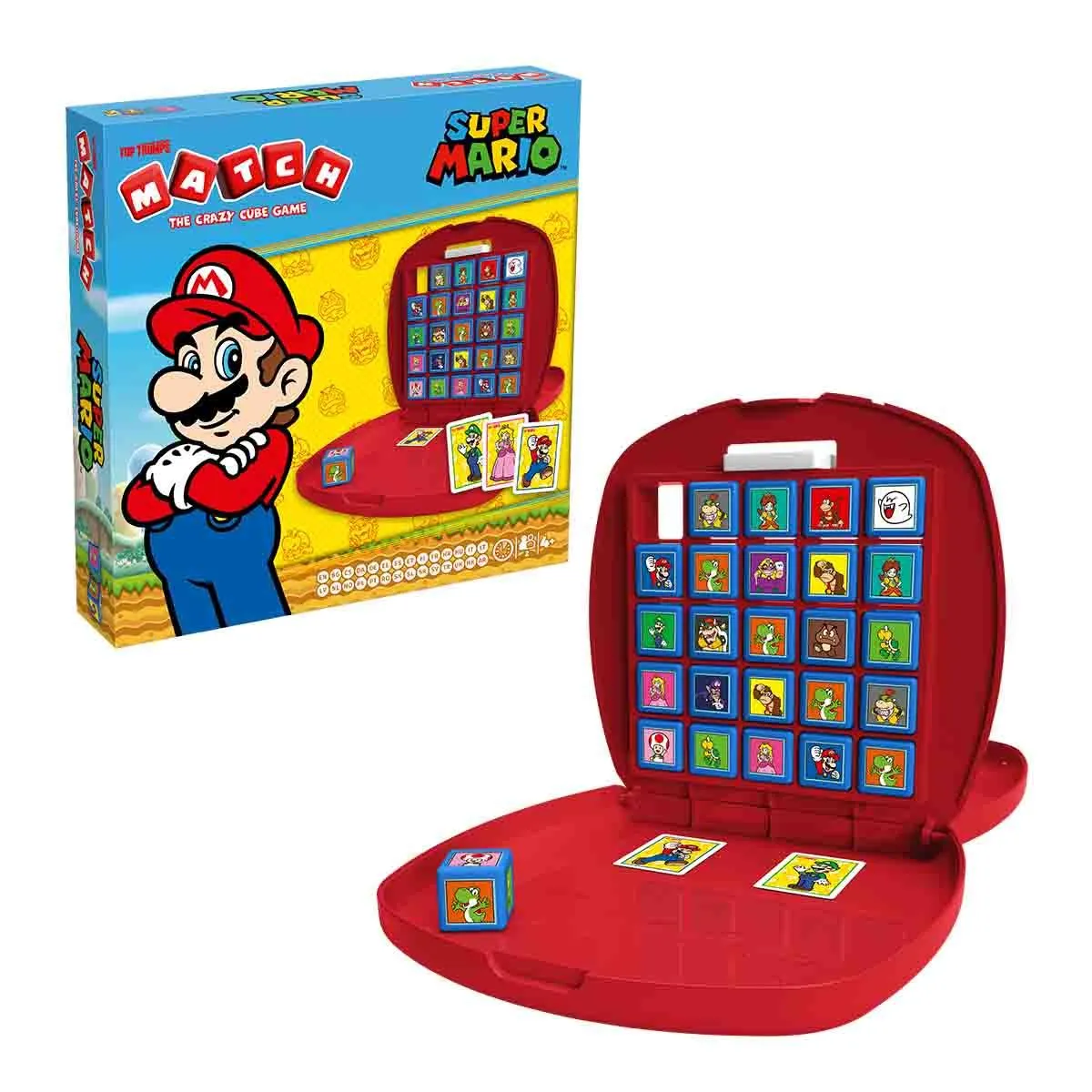 Top Trumps Match Super Mario bordspel 5 op een rij