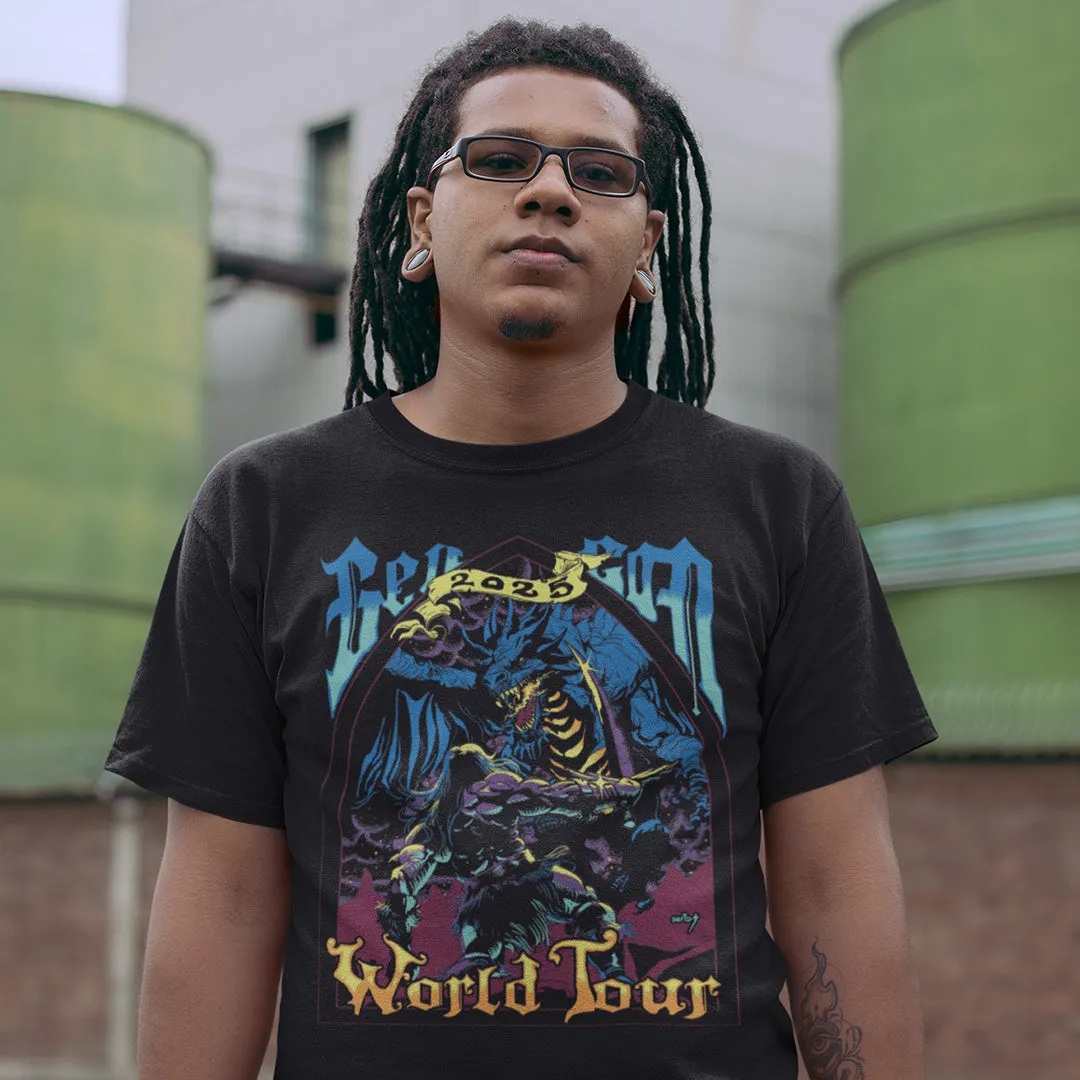 Roll A Crit Gen Con World Tour 2025 T-shirt katoen