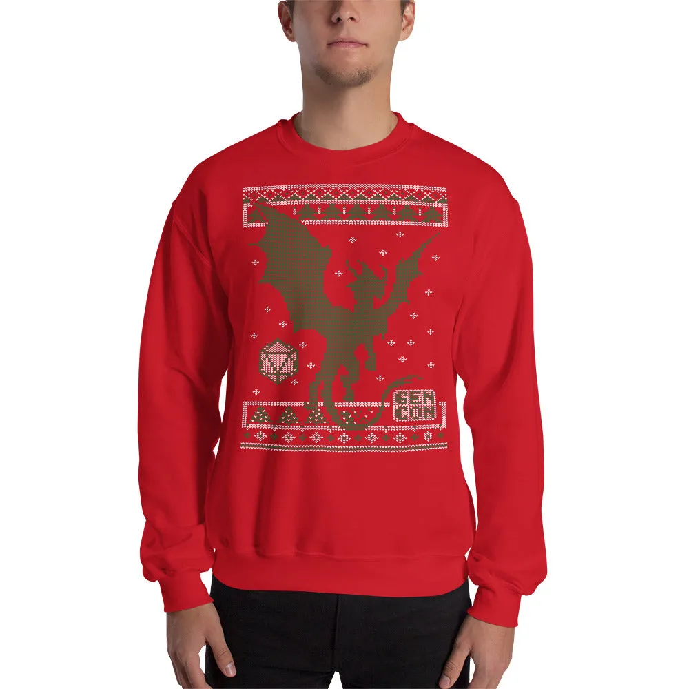 Gen Con Holiday sweater zwart katoenmix