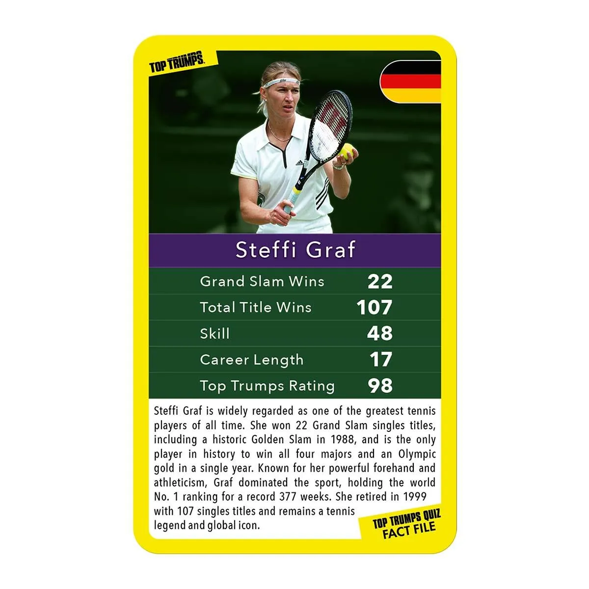 Top Trumps Tennis Stars kaartspel limited edition tennis