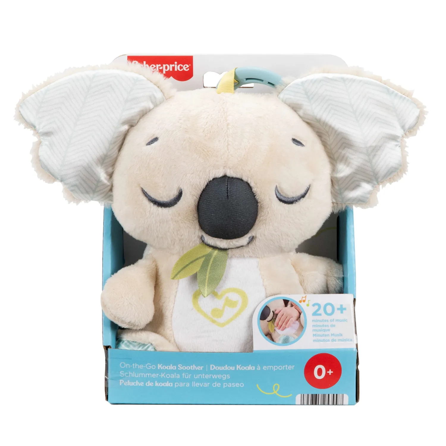 Fisher-Price Koala muziekknuffel nachtlampje zacht 20 minuten