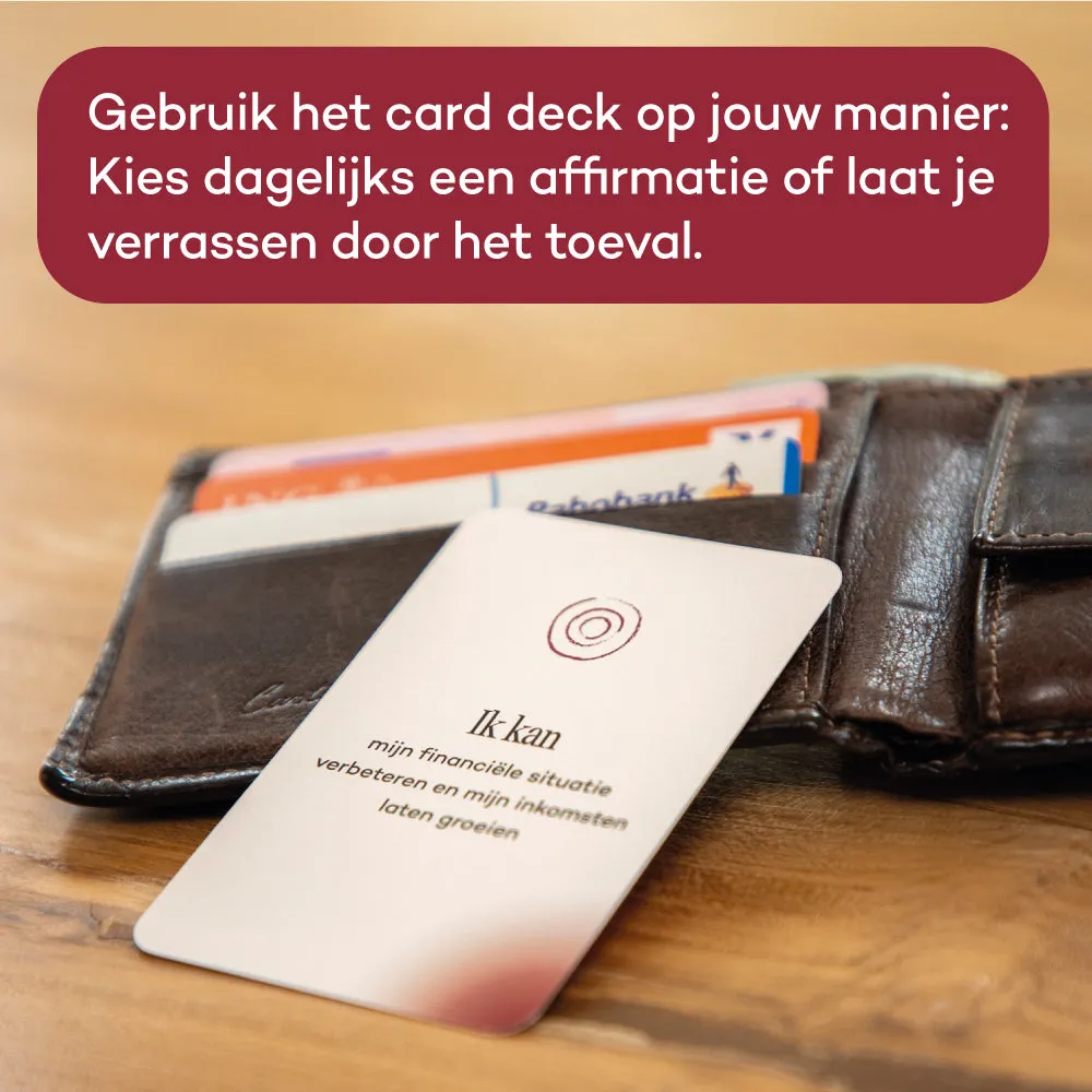 Vertellis Affirmatiedeck kaarten positiviteit