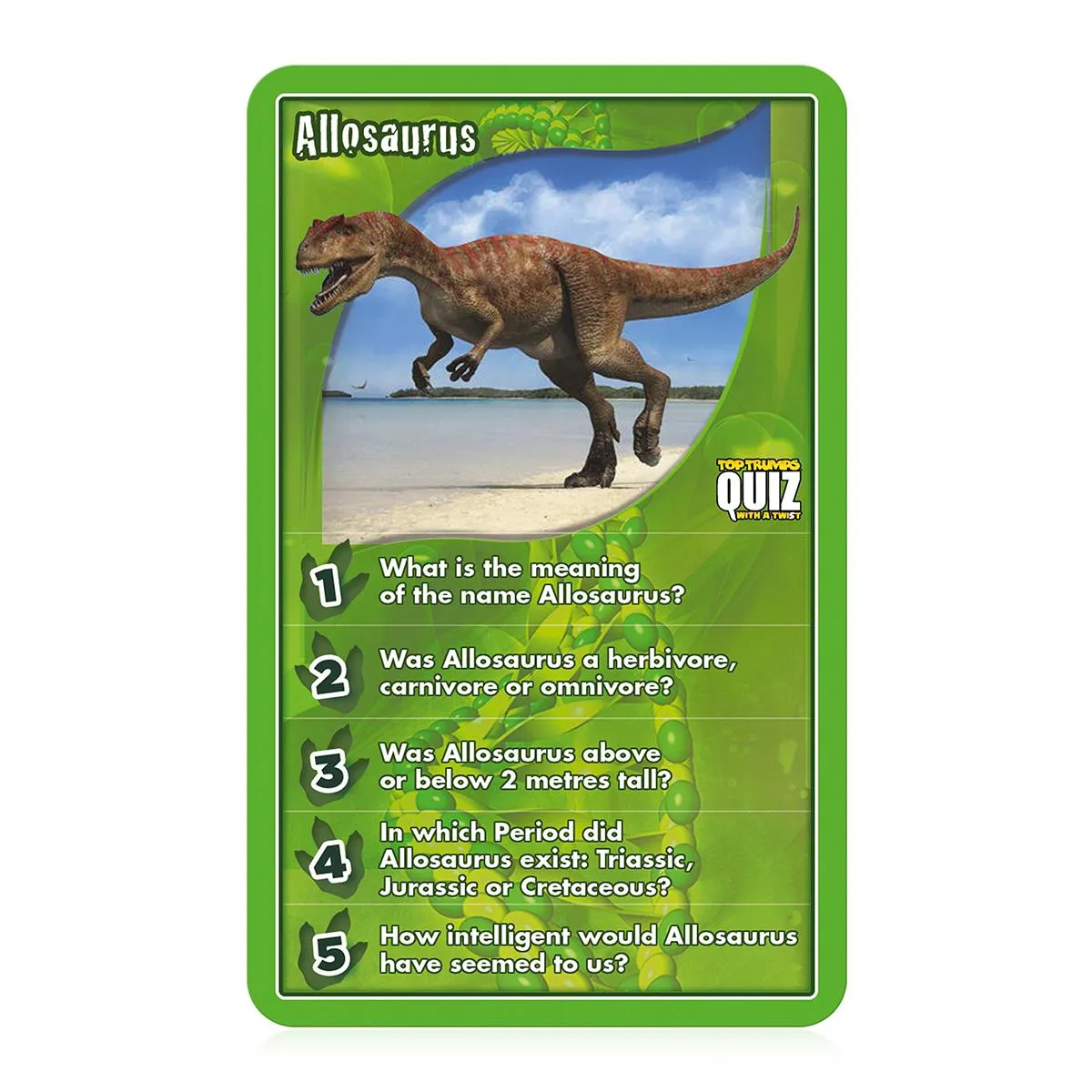 Top Trumps Quiz Dinosaurs quizspel dino-editie