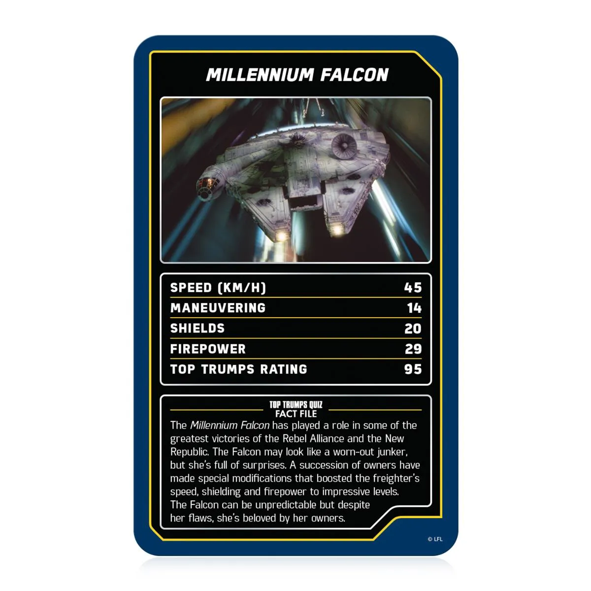 Top Trumps Star Wars Starships kaartspel ruimteschepen
