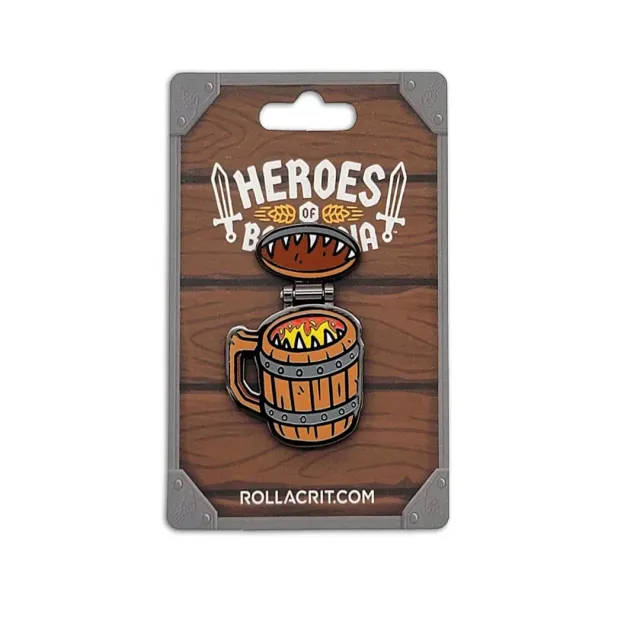 Roll A Crit Heroes of Barcadia pin Fire-Breathing Flagon