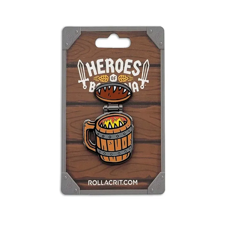 Roll A Crit Heroes of Barcadia pin Fire-Breathing Flagon