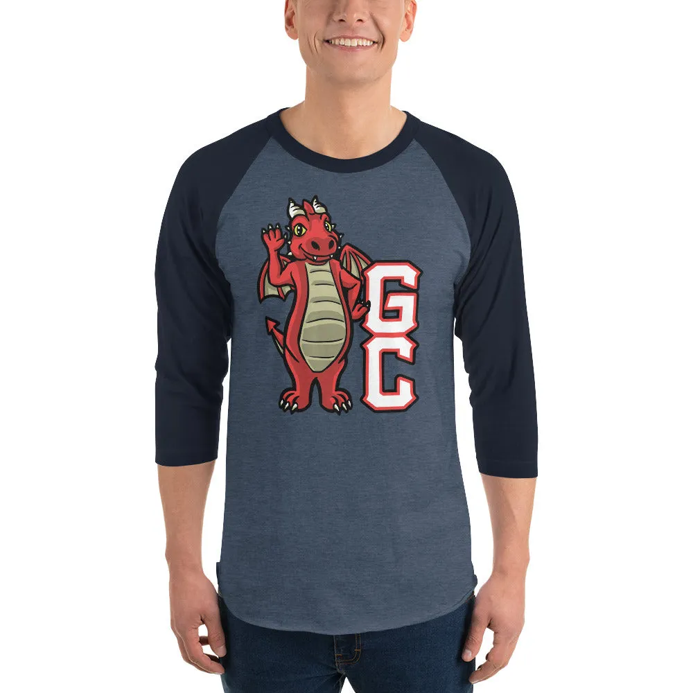 Gen Con Stack Raglan T-shirt 3/4 mouw katoenmix