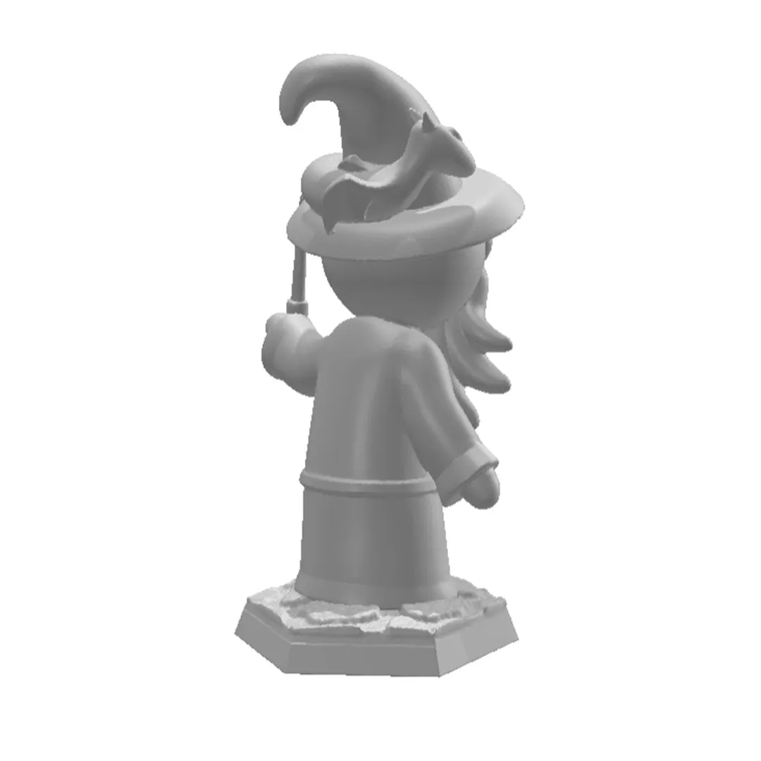 Roll A Crit Heroes of Barcadia Merlo the Saucerer STL-bestand