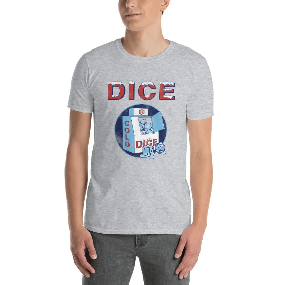 Roll A Crit ICE Dice T-shirt katoen unisex