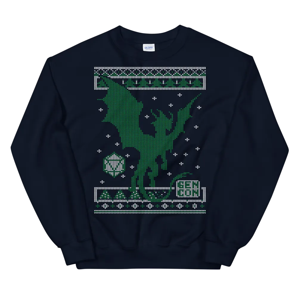 Gen Con Holiday sweater zwart katoenmix