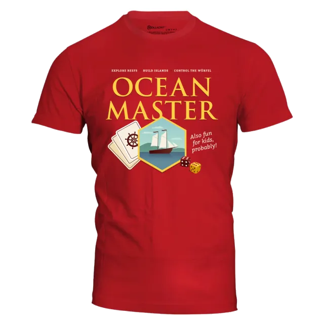 Rollacrit Ocean Master T-Shirt rood erts unisex