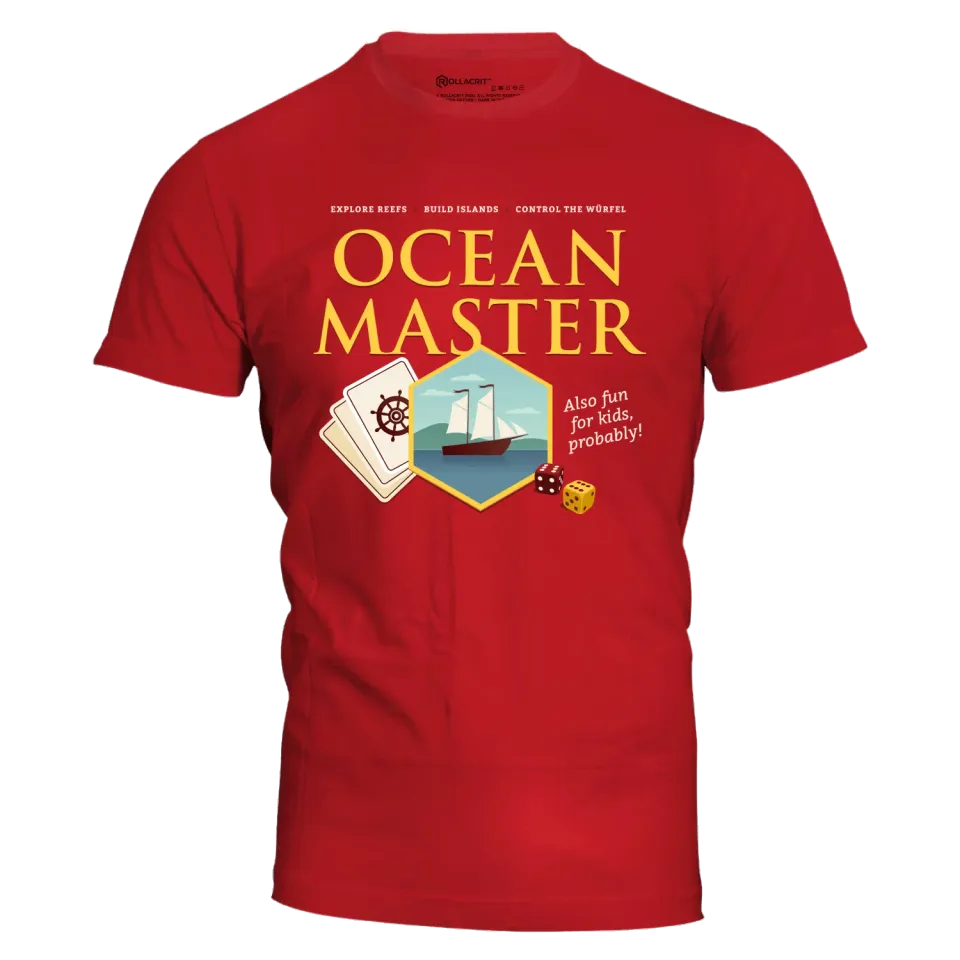 Rollacrit Ocean Master T-Shirt rood erts unisex