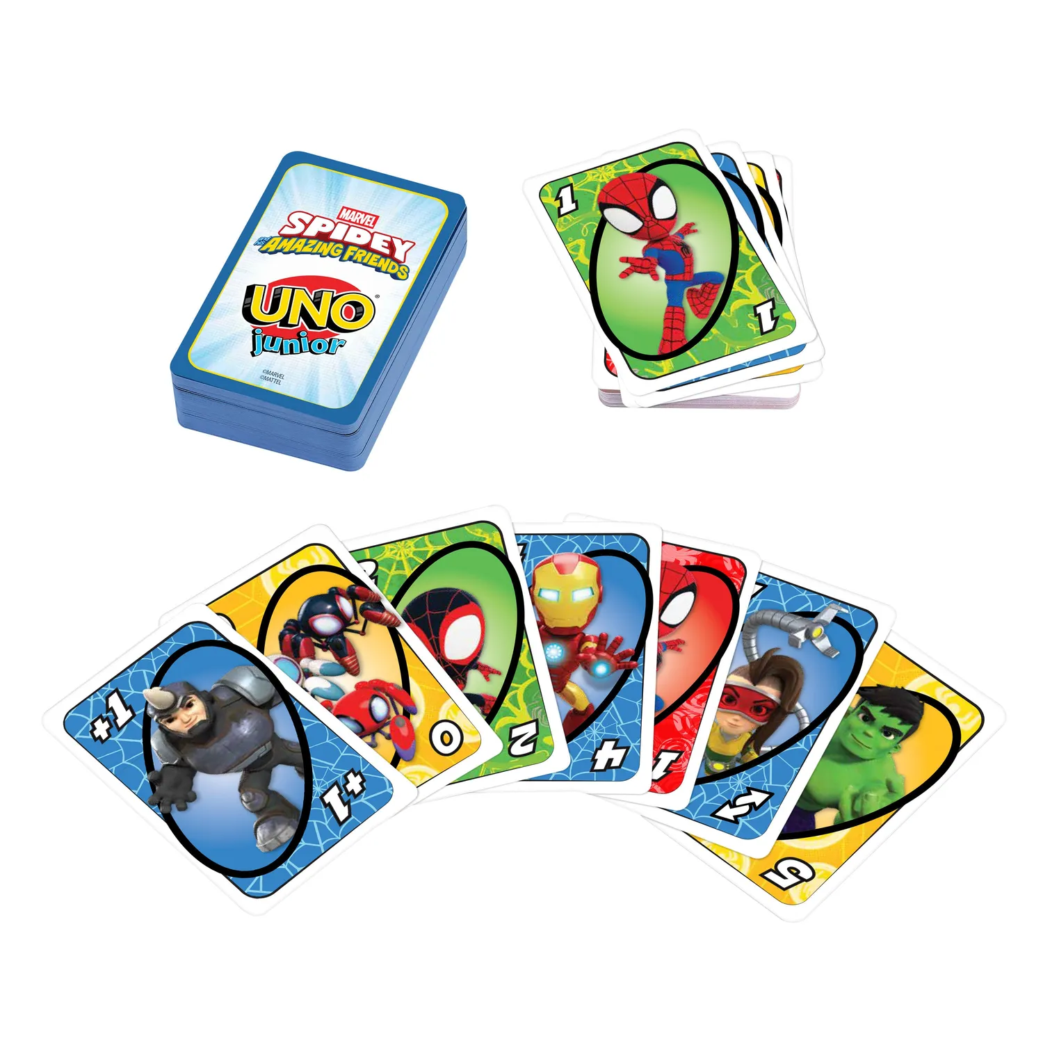 UNO Junior Spidey kaartspel Marvel 3+