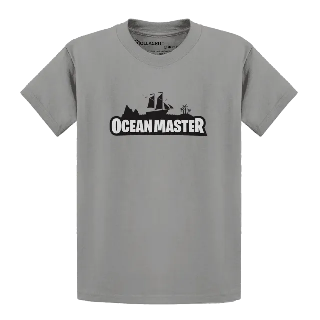Roll A Crit Ocean Master junior T-shirt katoen