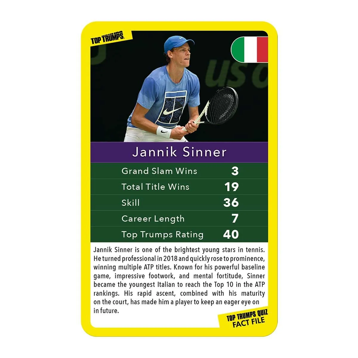 Top Trumps Tennis Stars kaartspel limited edition tennis